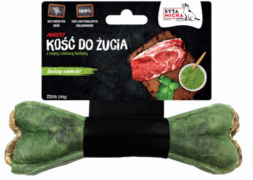 Syta Micha - kość funkcyjna do żucia na świeży oddech - 22cm - 210g - MiskaKarmypl