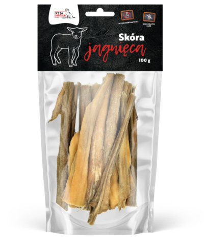 Syta Micha - skóra jagnięca - 100g - MiskaKarmypl