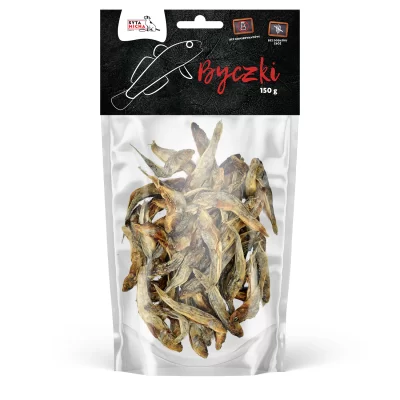 Syta Micha - suszone rybki dla psa - Byczki - 150g - MiskaKarmypl