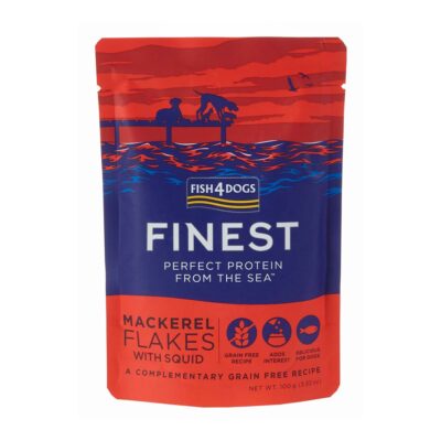 Fish4Dogs - Filety - Makrela Kalmar - Pies - Karma - Mokra - 100g - przód - MiskaKarmy.pl