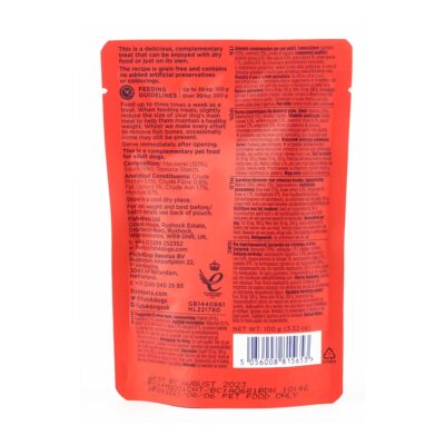 Fish4Dogs - Filety - Makrela Kalmar - Pies - Karma - Mokra - 100g - tył - MiskaKarmy.pl