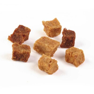 Fish4Dogs - Salmon Bites - Pies - Przysmaki - 100g - kształt - MiskaKarmy.pl