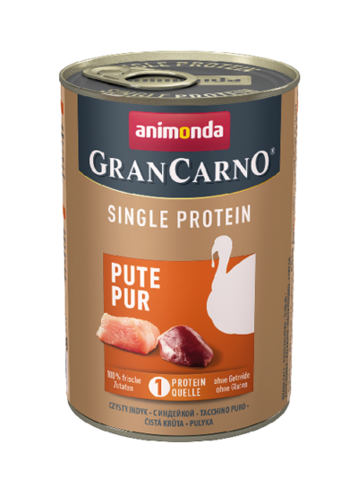 Animonda - GranCarno - Single Protein - Adult - Indyk - Pies - Karma - Mokra - 400g - MiskaKarmy.pl