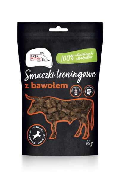 Syta Micha - smaczki treningowe z bawoła - 65g - MiskaKarmypl