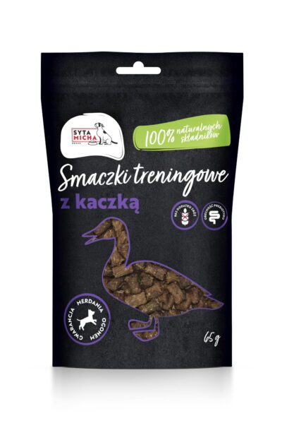 Syta Micha - smaczki treningowe z kaczką - 65g - MiskaKarmypl