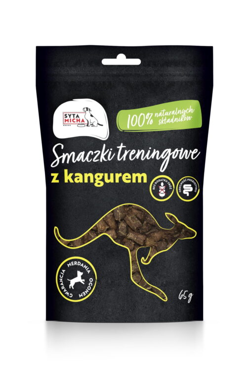 Syta Micha - smaczki treningowe z kangurem - 65g - MiskaKarmypl