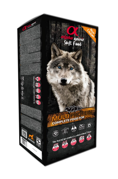 Alpha Spirit – Multipotein - półwilgotna karma dla psa – 9kg – MiskaKarmy.pl
