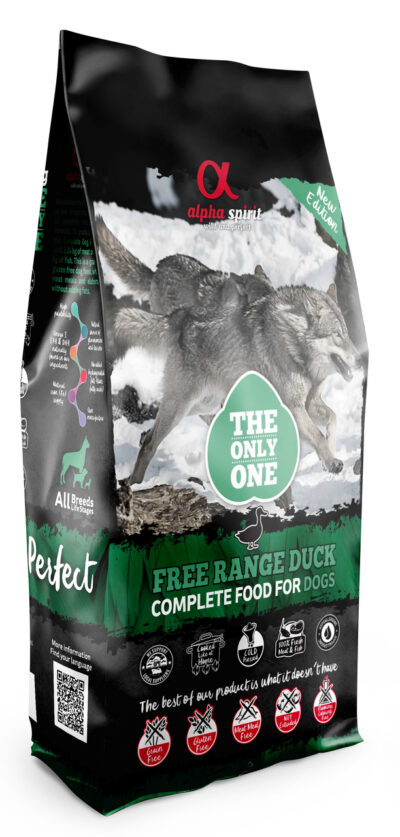 Alpha Spirit Duck 12kg - pelnoporcjowa karma sucha dla psa - miskakarmypl