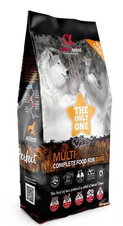 Alpha Spirit MultiProtein 12kg - pelnoporcjowa karma sucha dla psa - miskakarmypl