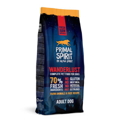 Alpha Spirit Primal Spirit Wanderlust 12kg - pelnoporcjowa karma sucha dla psa - miskakarmypl
