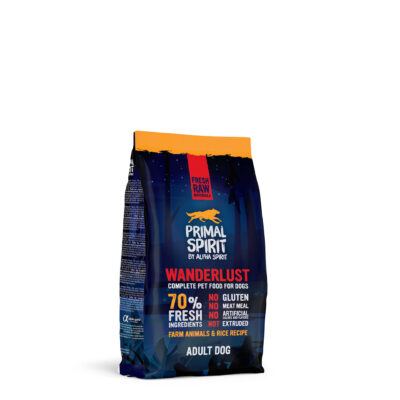 Alpha Spirit Primal Spirit Wanderlust 1kg - pelnoporcjowa karma sucha dla psa - miskakarmypl