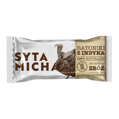 Syta Micha - Batoniki z indyka - przysmak dla psa - 25g - MiskaKarmypl