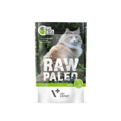 Vetexpert – Raw – Paleo – Adult – Cat – Game – Saszetka – Dla – Kota – Miskakarmy.pl