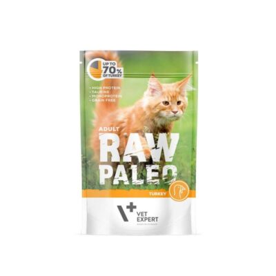Vetexpert – Raw – Paleo – Adult – Cat – Turkey – Saszetka – Dla – Kota – Miskakarmy.pl