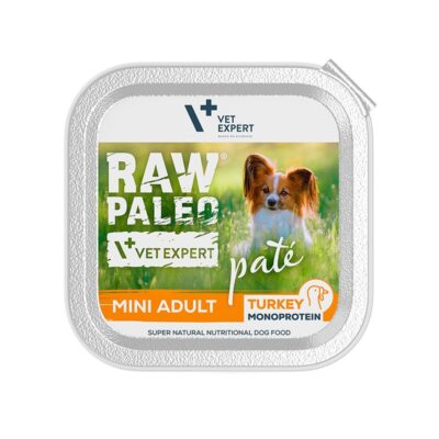 Vetexpert – Raw – Paleo – Pate – Mini – Adult – Turkey – Tacka – Dla - Psa