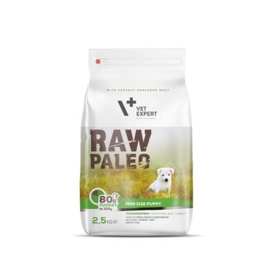 Vetexpert – Raw – Paleo – Pupp – Mini – Turkey – Sucha – Karma – Dla – Psa - Miskakarmy.pl