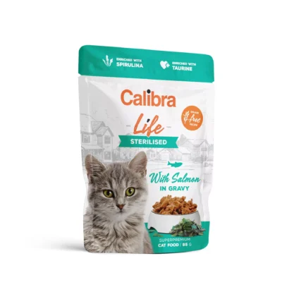 Calibra - Sterilised Salmon - Kot- Karma - Mokra - 85g - Miskakarmy.pl