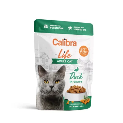 Calibra - Adult Duck - Kot- Karma - Mokra - 85g - Miskakarmy.pl