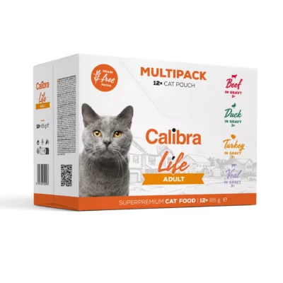Calibra - Adult Multipack - Kot- Karma - Mokra - 12x85g - Miskakarmy.pl