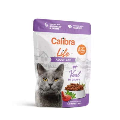Calibra - Adult Veal - Kot- Karma - Mokra - 85g - Miskakarmy.pl