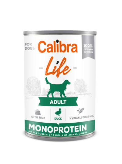 Calibra - Life - Adult Duck - Pies- Karma - Mokra - 400g - Miskakarmy.pl
