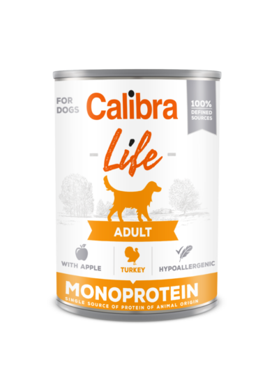 Calibra - Life - Adult Turkey - Pies- Karma - Mokra - 400g - Miskakarmy.pl