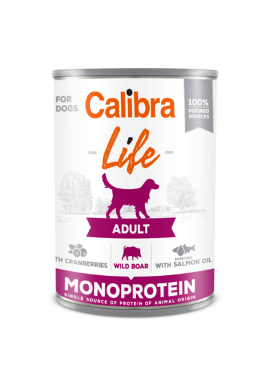 Calibra - Life - Adult Wild Boar - Pies- Karma - Mokra - 400g - Miskakarmy.pl