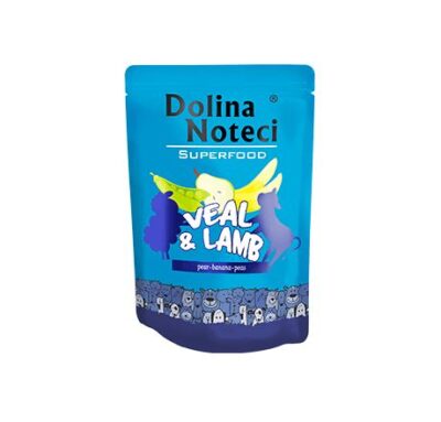 Dolina Noteci - Superfood - Cielęcina - Jagnięcina - Pies - Karma - Mokra - 300g - MiskaKarmy.pl
