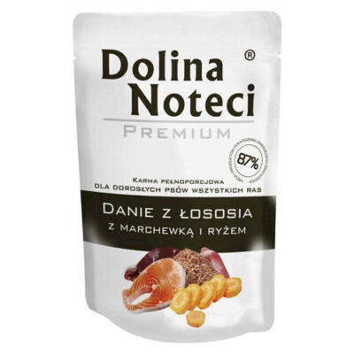 Dolina - Noteci - Premium - Danie - Łosoś - Marchewka - Karma - Mokra - Dla - Psa - 300g - MiskaKarmy.pl