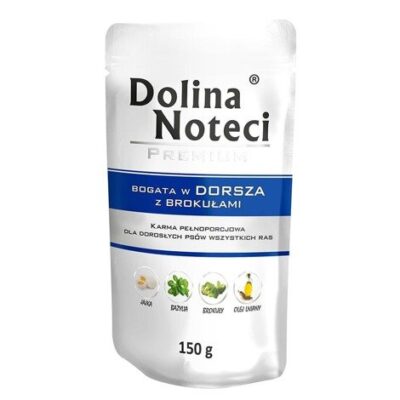 Dolina - Noteci - Premium - Dorsz - Brokuły- Dla - Psa - Karma - Mokra - 150g - MiskaKarmy.pl