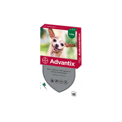 Bayer - Advantix - Spot-On - Krople na Pchły - Pies - Do 4kg - Miskakarmy.pl