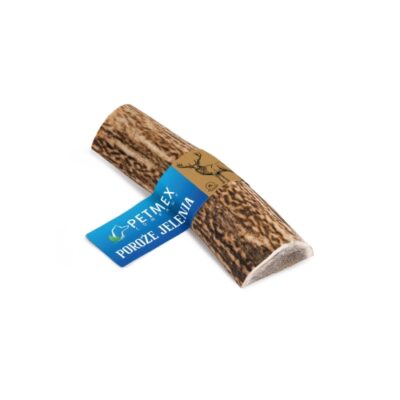 Petmex – Poroże z jelenia połówka - XL (110-135g) miskakarmypl