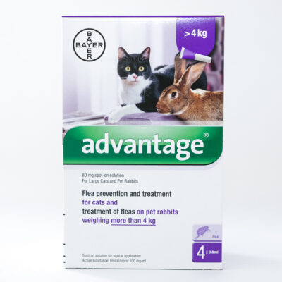Bayer - Advantage - Krople na Pchły - Kot Duży - Od 4kg - Miskakarmy.pl