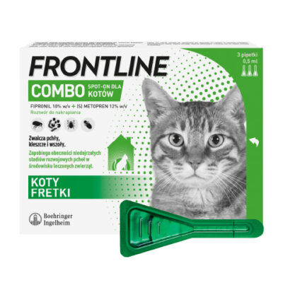 Boehringer - Frontline - Combo - Na - Pchły - Kleszcze - Dla - Kota - Miskakarmy.pl
