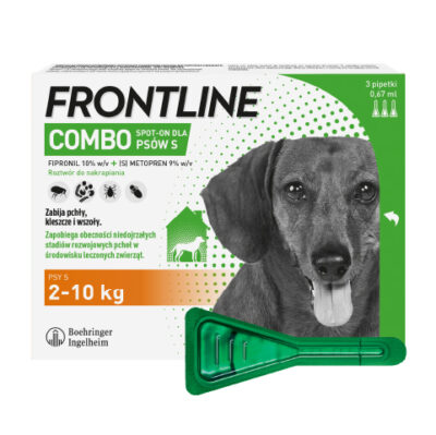 Boehringer - Frontline - Combo - S - Krople - Na - Pchły - Kleszcze - Dla - Psa - Miskakarmy.pl
