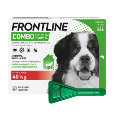 Boehringer - Frontline - Combo - XL - Krople - Na - Pchły - Kleszcze - Dla - Psa - Miskakarmy.pl