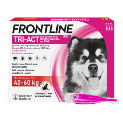 Boehringer - Frontline - Tri - Act - XL - Krople - Na - Pchły - Kleszcze - Owady - Dla - Psa - Miskakarmy.pl