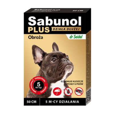 Dermapharm - Sabunol - Plus - Obroża - Na - Pchły - Kleszcze - 50cm- Dla - Psa - Miskakarmy.pl