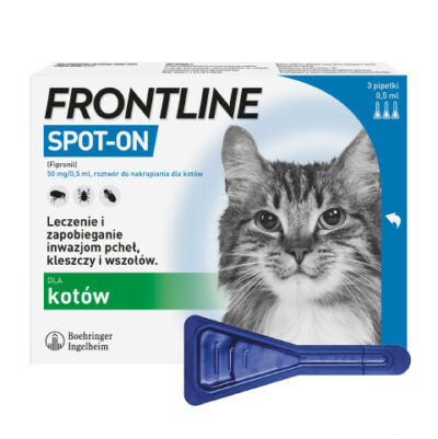 Boehringer - Frontline - Spot - On - Na - Pchły - Kleszcze - Dla - Kota - Miskakarmy.pl