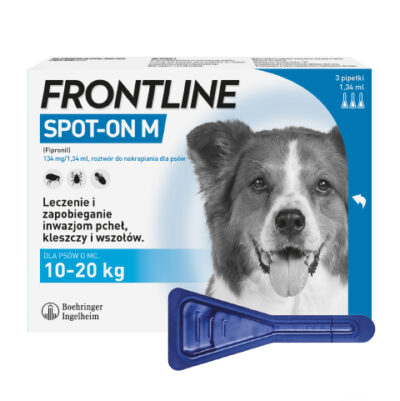 Boehringer - Frontline - Spot - On - M - Krople - Na - Pchły - Kleszcze - Dla - Psa - Miskakarmy.pl