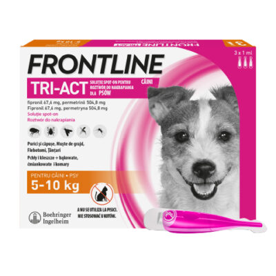 Boehringer - Frontline - Tri - Act - S - Krople - Na - Pchły - Kleszcze - Owady - Dla - Psa - Miskakarmy.pl
