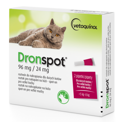 Vetoquinol - Dronspot - Na - Odrobaczanie - Pasożyty - Dla - Dużego - Kota - Miskakarmy.pl