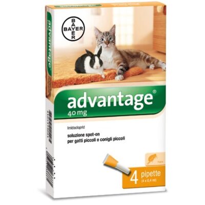 Bayer - Advantage - Krople na Pchły - Kot Mały - Do 4kg - Miskakarmy.pl