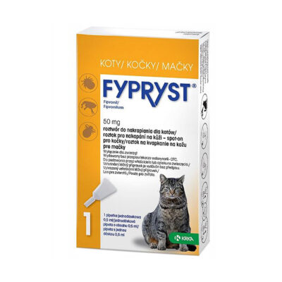 Krka - Fypryst - Kot - Krople - Na - Pchły - Kleszcze - Dla - Kota - Miskakarmy.pl