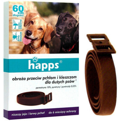 Bros – Happs – 60cm - Obroża – Przeciw – Pchłom – Kleszczom – Miskakarmy.pl