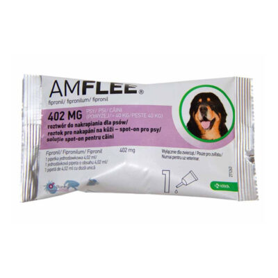 Krka - Amflee - Spot - On - 402mg - Krople - Na - Pchły - Kleszcze - Dla - Psa - Miskakarmy.pl