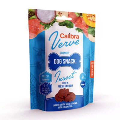 Calibra - Dog - Verve - Crunchy - Insect - Salmon - Przysmaki - Dla - Psa - Miskakarmy.pl