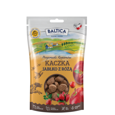Baltica - Przysmaki - Regionów - Kaczka - Jabłko - Róża - Dla - Psa - MiskaKarmy.pl