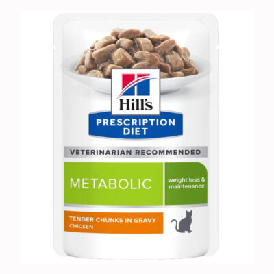 Hill's - Feline - Metabolic- Kurczak - Saszetka - Dla - Kota - Miskakarmy.pl