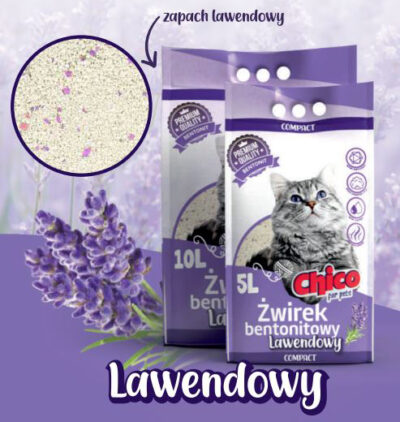 1 - Chico - For - Pets - Lawenda - Żwirek - Dla - Kota - Miskakarmy.pl